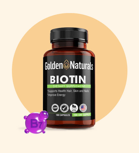 Biotin 5000mcg Vitamins (100 capsules)