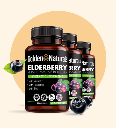 Elderberry 4 in 1 Immune Booster (90 capsules)