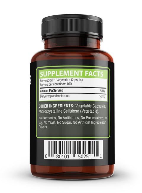 Dhea 50mg Vitamins (100 capsules)