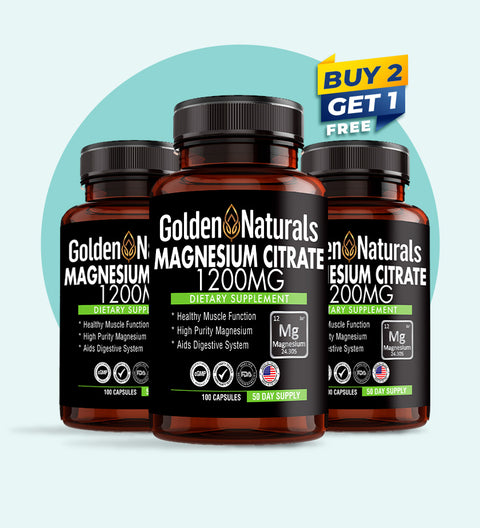 Magnesium Citrate Supplement (100 capsules) Buy 2 Get 1 Free