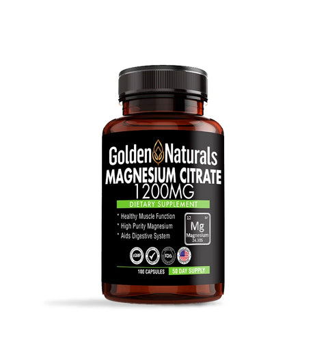Magnesium Citrate Supplement (100 capsules)