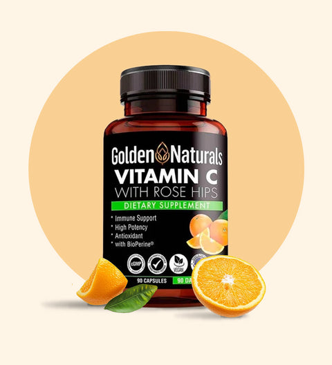 Vitamin C With Rose Hips (90 capsules)