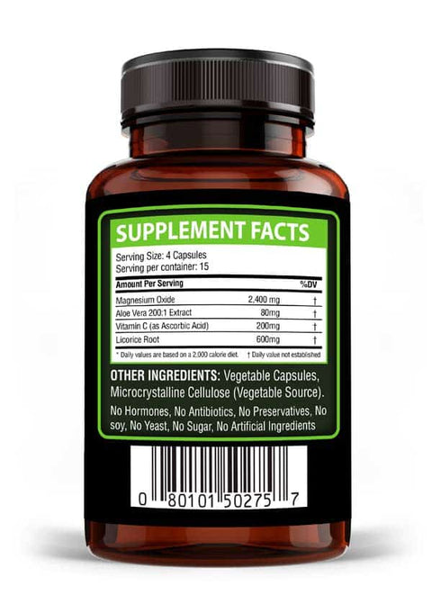 Magnesium and Aloe Extract (60 capsules)