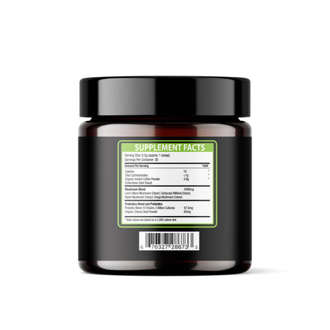 Golden Brew Mushroom Coffee with Probiotics (200 g) Golden Naturals