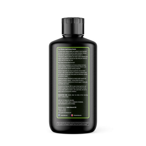 Immune Boost Formula — Natural Orange (32 oz) Golden Naturals