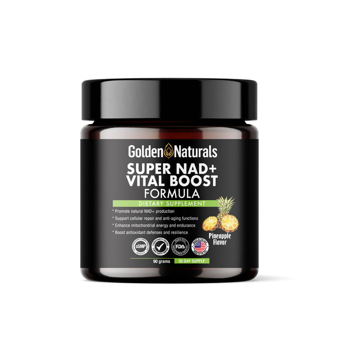 Super NAD+ Vital Boost Powder — Pineapple (90 g)