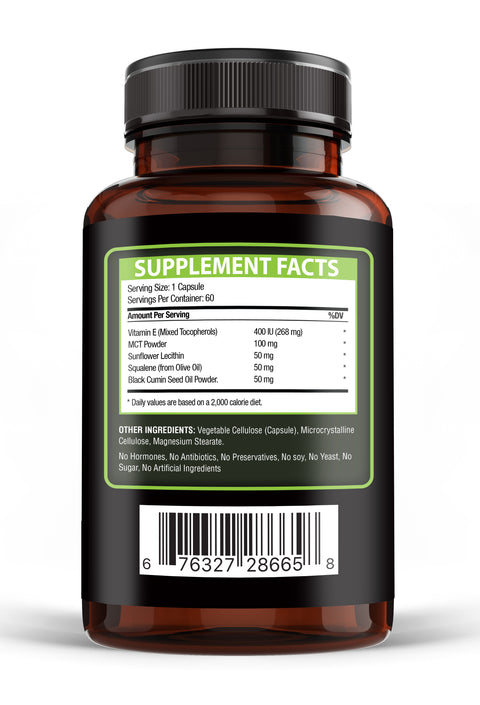Vitamin E Ultra Bio Formula (60 capsules) Golden Naturals