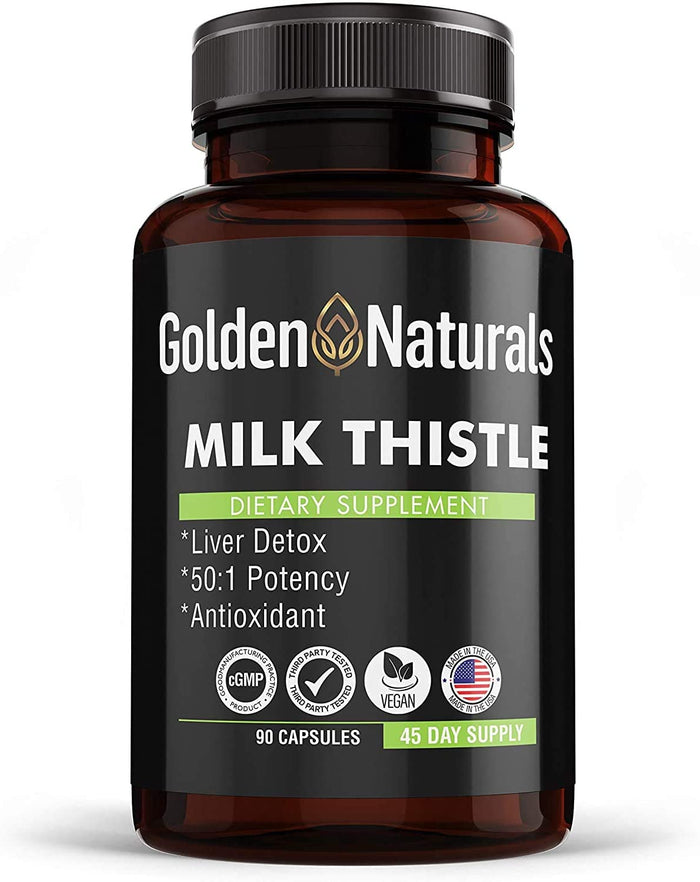 Milk Thistle 50:1 Ratio Concentration (90 capsules) 2x1